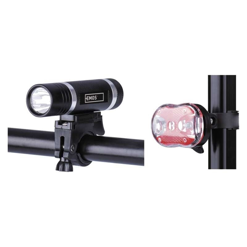 Sada svítilen na kolo Emos P3920, přední a zadní LED, 5xAAA