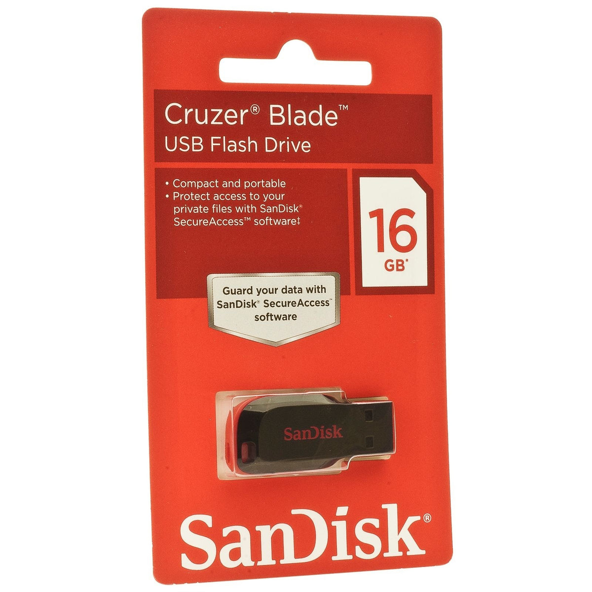 SanDisk Cruzer Blade 16GB černý