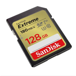 SanDisk Extreme 128GB SDXC 180MB/s, Class 10
