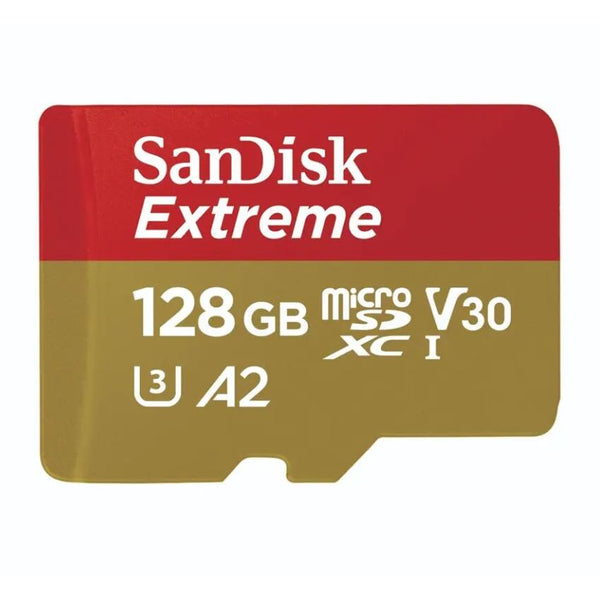 Levně Paměťová karta SanDisk Extreme MicroSDXC 128GB+SD Adapter 190MB/s & 90MB/s