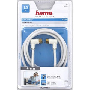 SAT kabel Hama 122510, F-vidlice, 1,5m