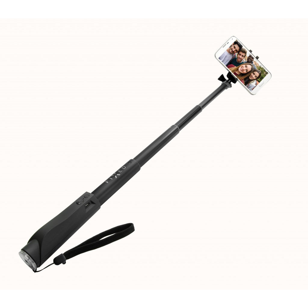Selfie tyč Fixed se spouští, teleskopická, až 97cm, černá