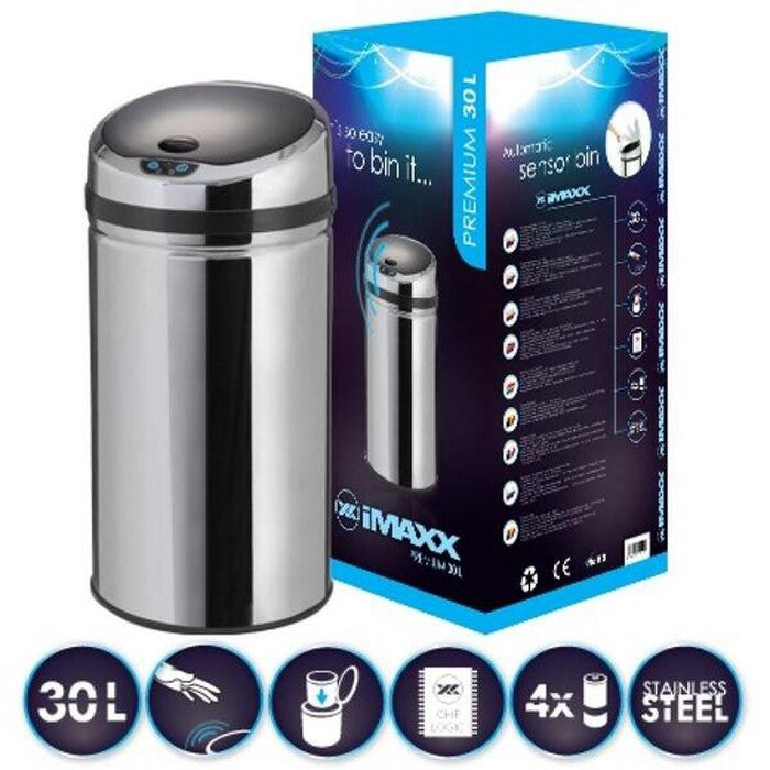 Senzorový odpadkový koš Himaxx SOKBG0301, Premium, 30l