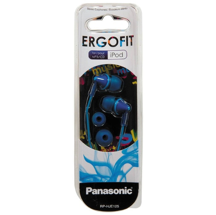 Sluchátka do uší Panasonic RP-HJE125E-A, modrá