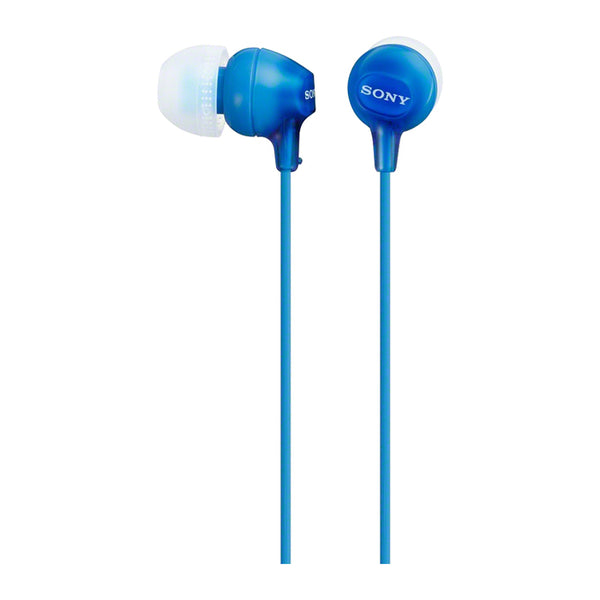 Levně Sluchátka do uší Sony MDR-EX15AP, modrá
