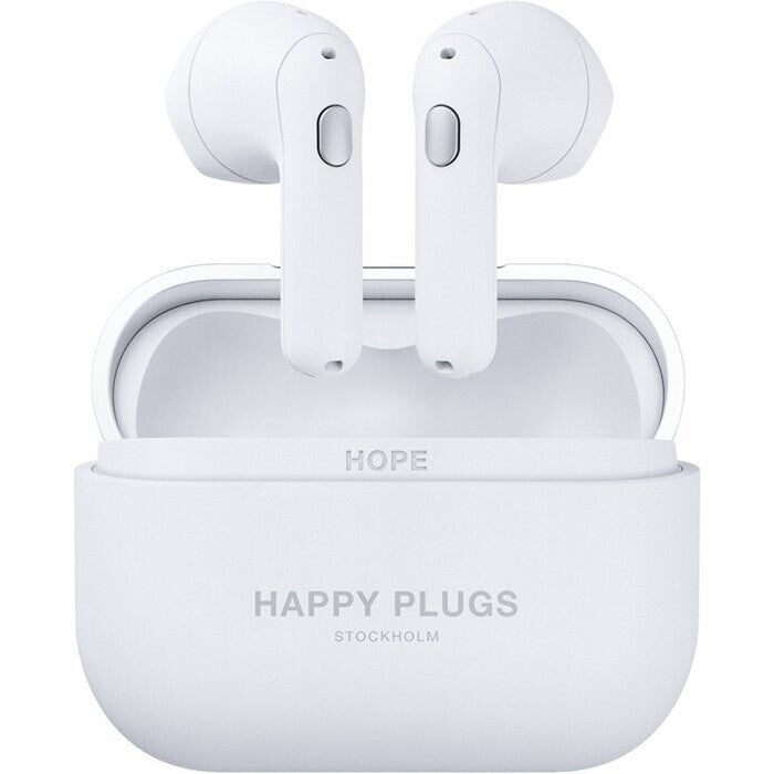 True Wireless sluchátka Happy Plugs Hope, bílá
