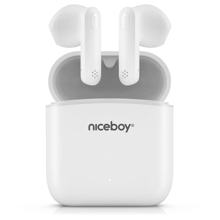 True Wireless sluchátka Niceboy Hive Beans, bílá
