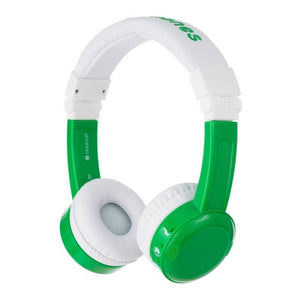 Sluchátka přes hlavu BuddyPhones Inflight, zelená