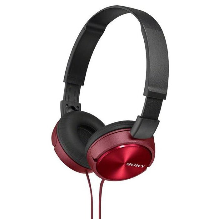 Sluchátka přes hlavu Sony MDR-ZX310R, červená