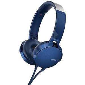 Sluchátka přes hlavu Sony MDR-XB550APL, modrá