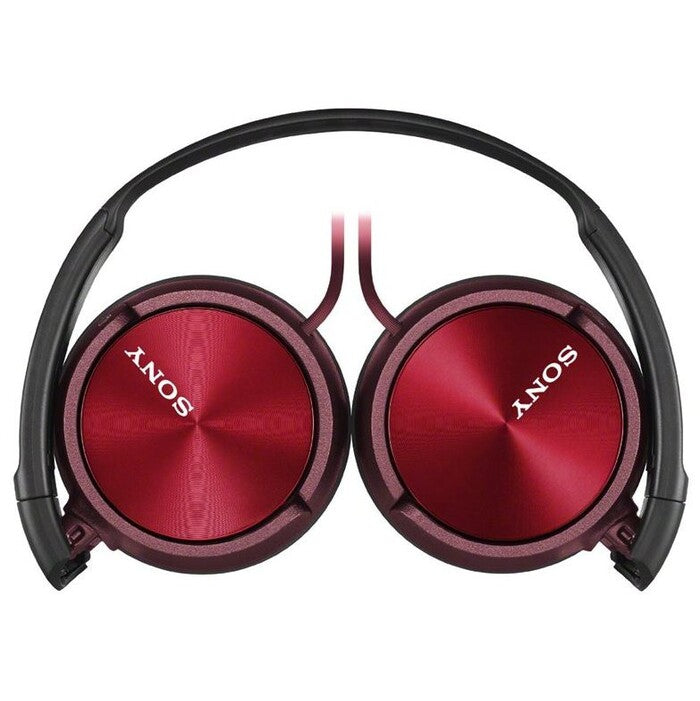 Sluchátka přes hlavu Sony MDR-ZX310R, červená