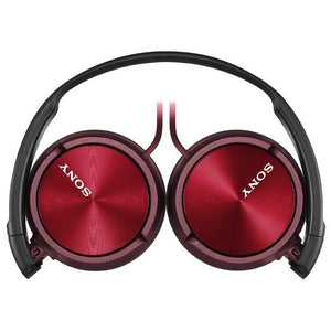 Sluchátka přes hlavu Sony MDR-ZX310R, červená