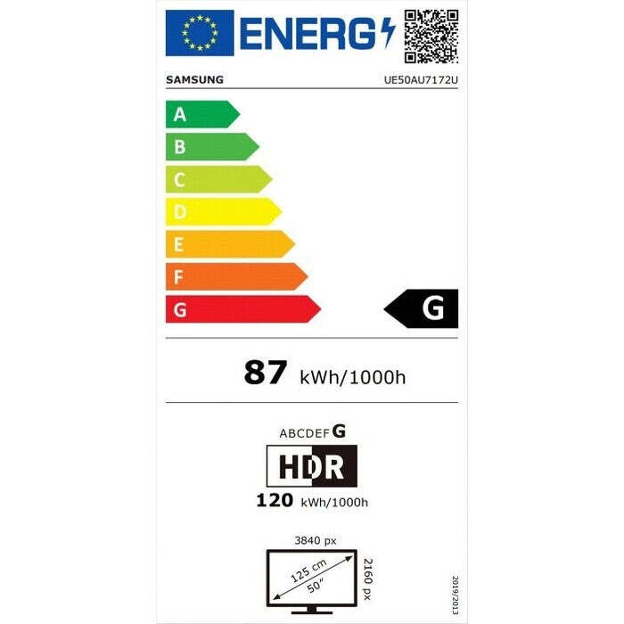 Smart televize Samsung UE50AU7172 / 50&quot; (125 cm)