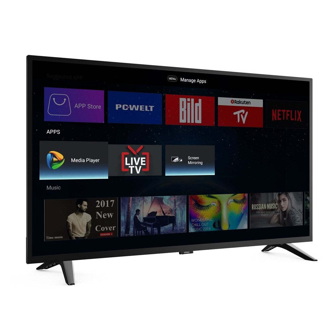 Smart televize Vivax 43S60T2S2SM (2021) / 43&quot; (109 cm)