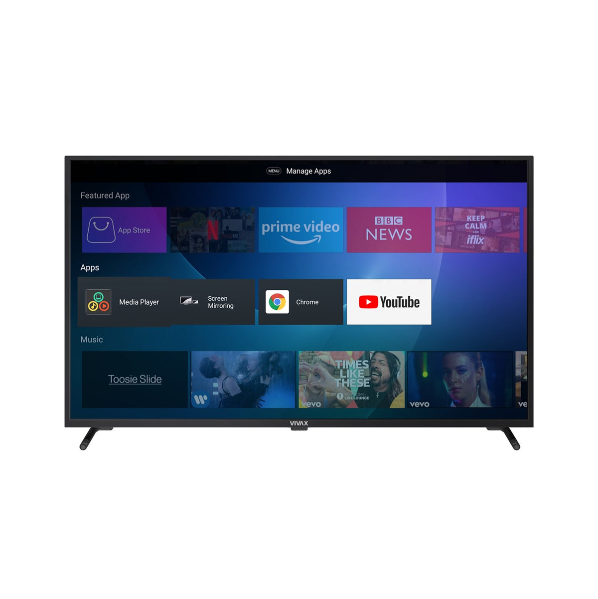 Smart televize Vivax 55UHDS61T2S2SM (2021) / 55&quot; (139 cm) OBAL P