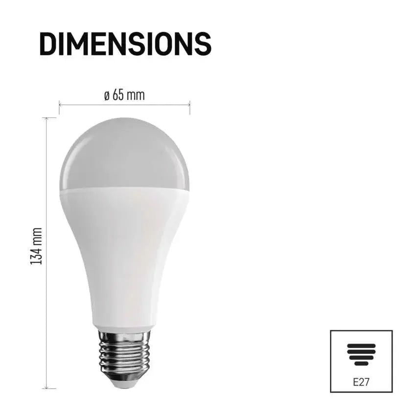 SMART žárovka GoSmart E27, RGB, stmívatelná, 1400 lm