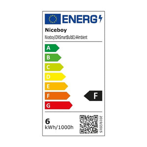 SMART žárovka Niceboy ION Ambient, E14, stmívatelná