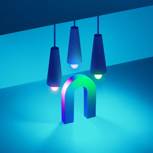 SMART žárovka Niceboy ION RGB, E27, 12W, barevná 3ks
