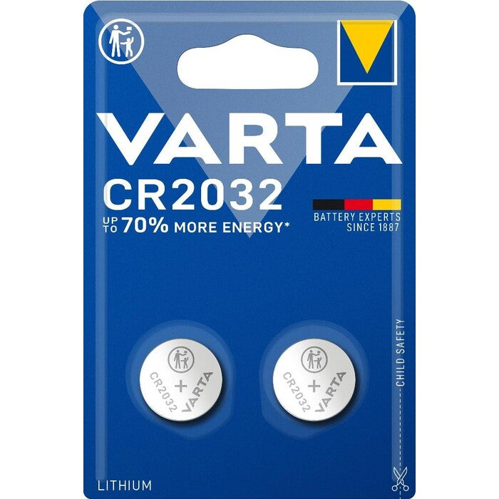 Knoflíková baterie Varta Electronics CR 2032, 2ks