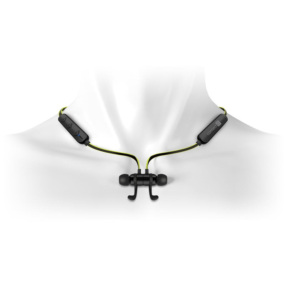 Sportovní bezdrátová sluchátka Connect IT CEP-4000-GR, zelená