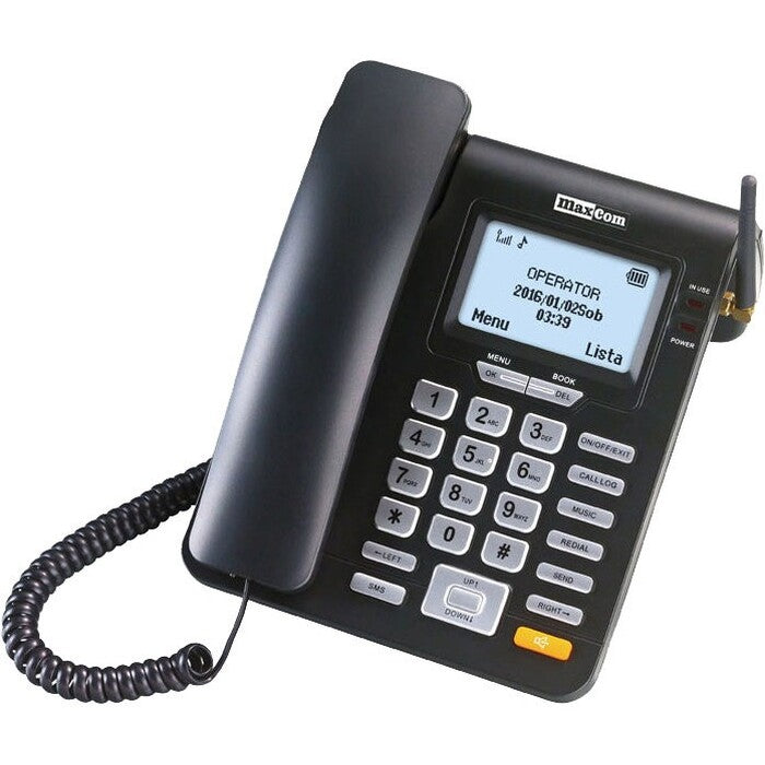 Stolní GSM telefon Maxcom MM28D, černá | OKAY.cz