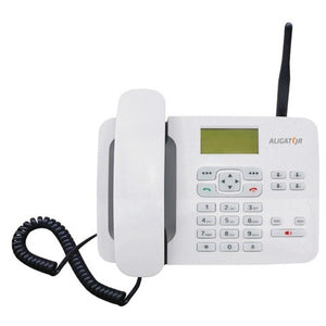 Stolní GSM telefon Aligator T100, bílá