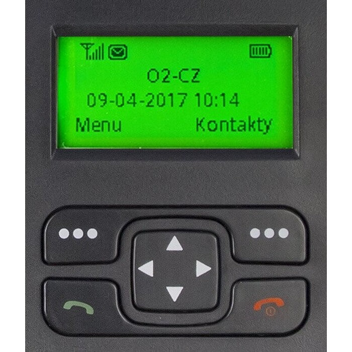 Stolní telefon Aligator T100 na SIM kartu, černá