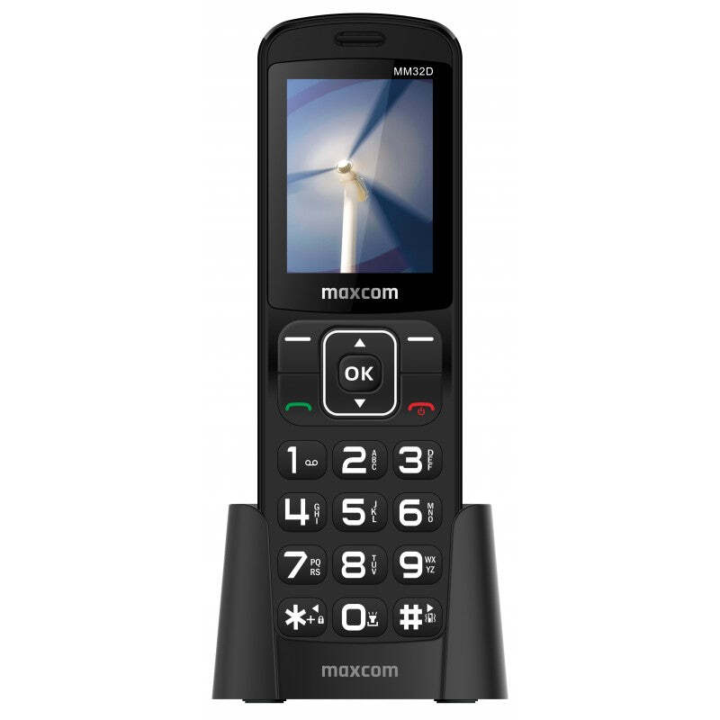 Stolní telefon Maxcom Comfort MM32D POUŽITÉ, NEOPOTŘEBENÉ ZBOŽÍ