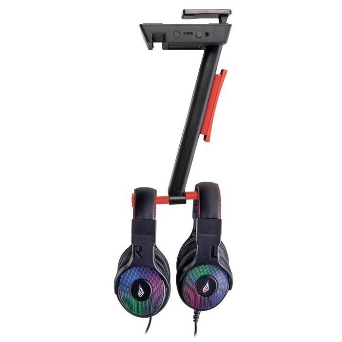 SUREFIRE Vinson N2 RGB herní držák na sluchátka s USB, černý