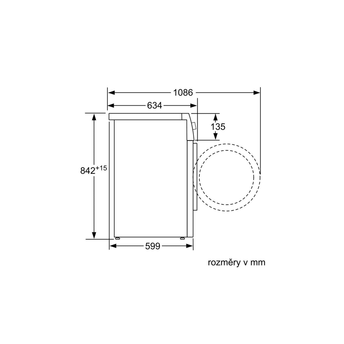 Sušička prádla Bosch WTWH761BY, A++, 9 kg