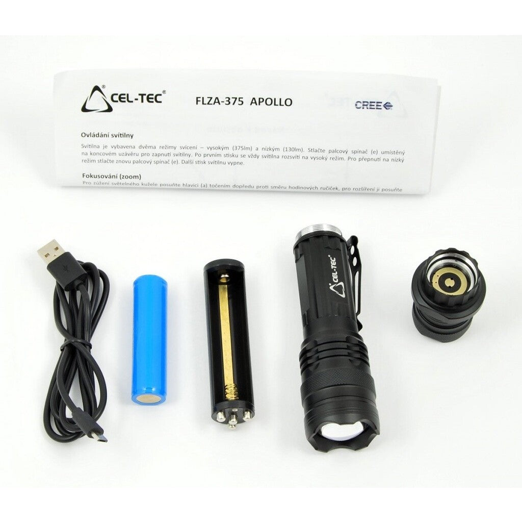 Svítilna CEL-TEC FLZA-375 Apollo, celohliníková