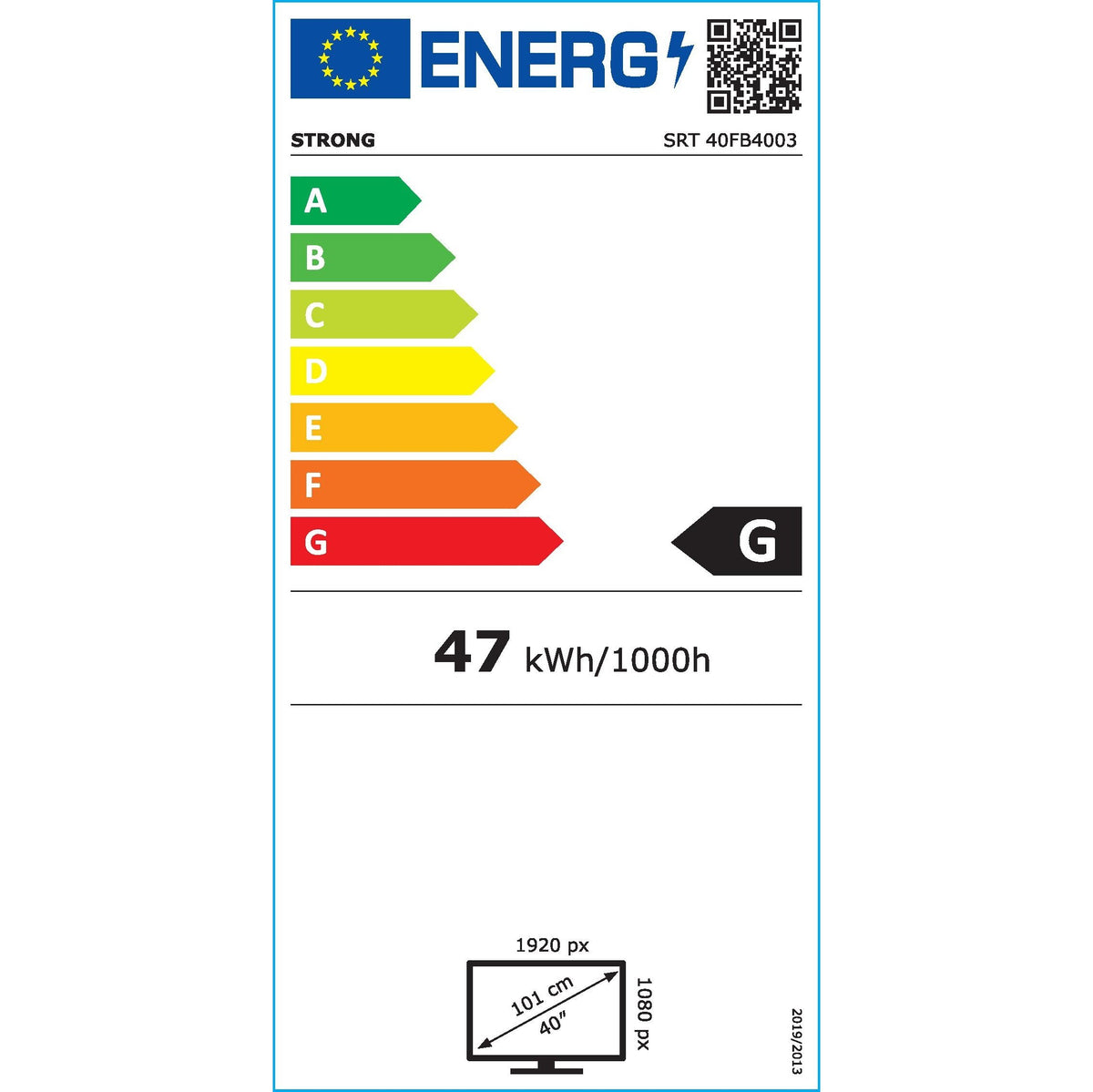 Televize Strong SRT40FB4003 (2019) / 40&quot; (101 cm)