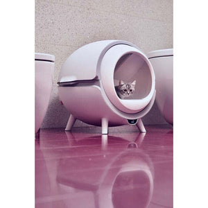 Tesla Smart Cat Toilet VADA VZHLEDU, ODĚRKY
