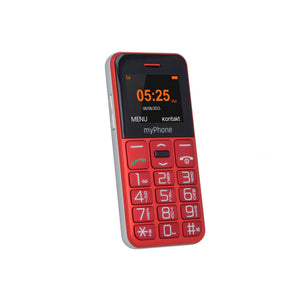 Tlačítkový telefon CPA Halo Easy, červená