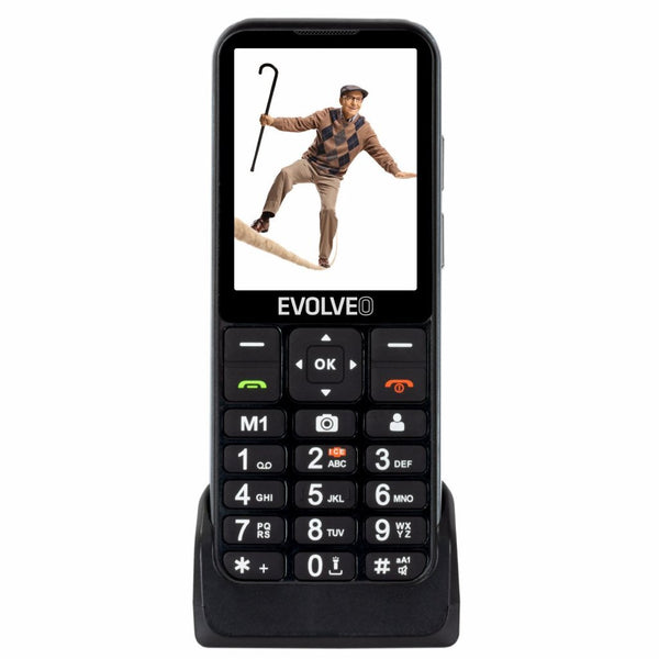 Levně Tlačítkový telefon Evolveo EasyPhone LT, černá