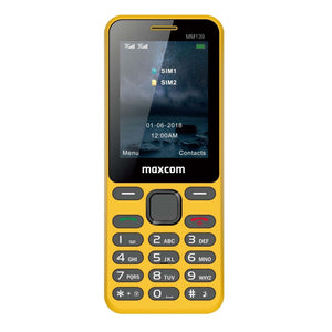 Tlačítkový telefon Maxcom Classic Banana, žlutá ROZBALENO