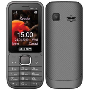 Tlačítkový telefon Maxcom Classic MM142, šedá
