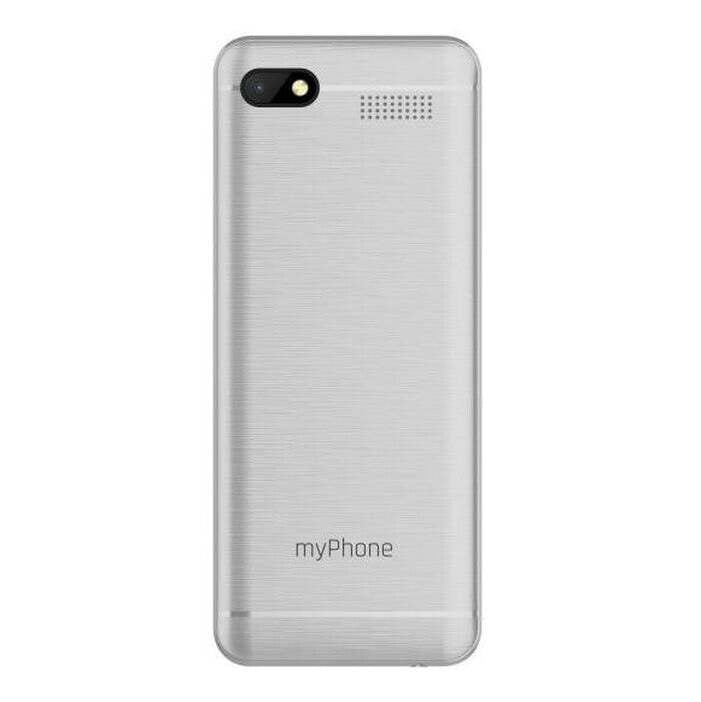 Tlačítkový telefon myPhone Maestro 2, stříbrná
