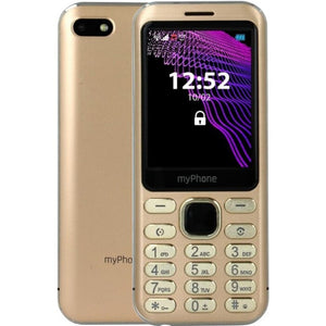 Tlačítkový telefon myPhone Maestro Prestige, zlatá