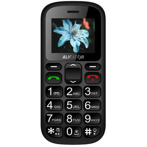 Tlačítkový telefon pro seniory Aligator A321, černá