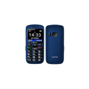 Tlačítkový telefon pro seniory Aligator A670, modrá