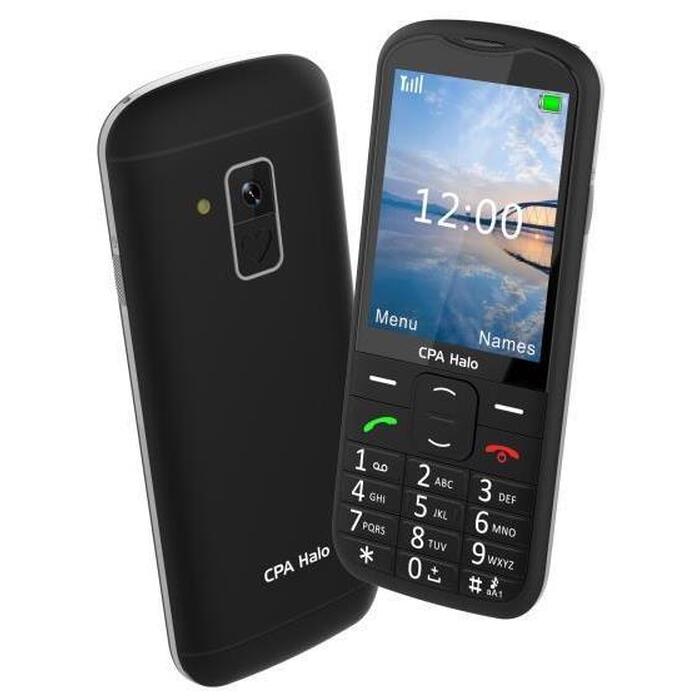 Tlačítkový telefon pro seniory CPA Halo 28,černý