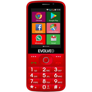 Tlačítkový telefon pro seniory Evolveo EasyPhone AD, červená POUŽ