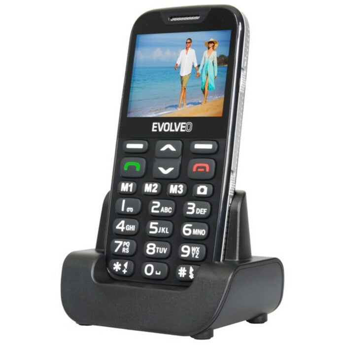 Tlačítkový telefon pro seniory Evolveo EasyPhone XD, černá