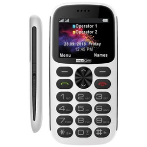 Tlačítkový telefon pro seniory Maxcom Comfort MM471, bílá