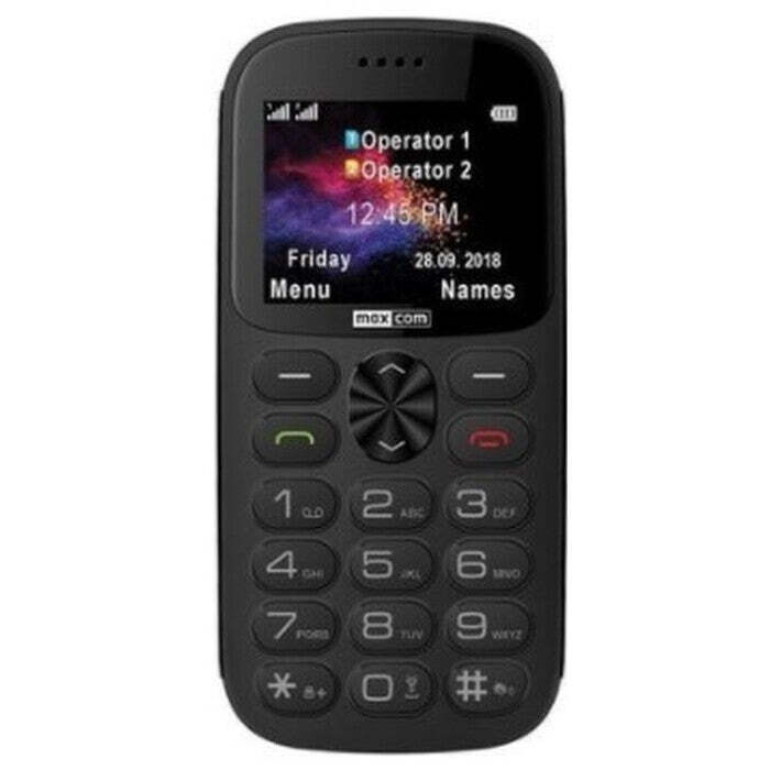 Tlačítkový telefon pro seniory Maxcom Comfort MM471, šedá ROZBALENO