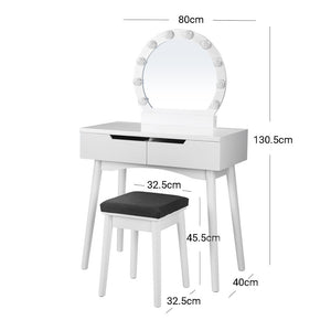 Toaletní stolek Tarifa (bílá)