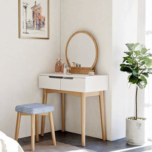 Toaletní stolek Tarifa (bílá, přírodní)
