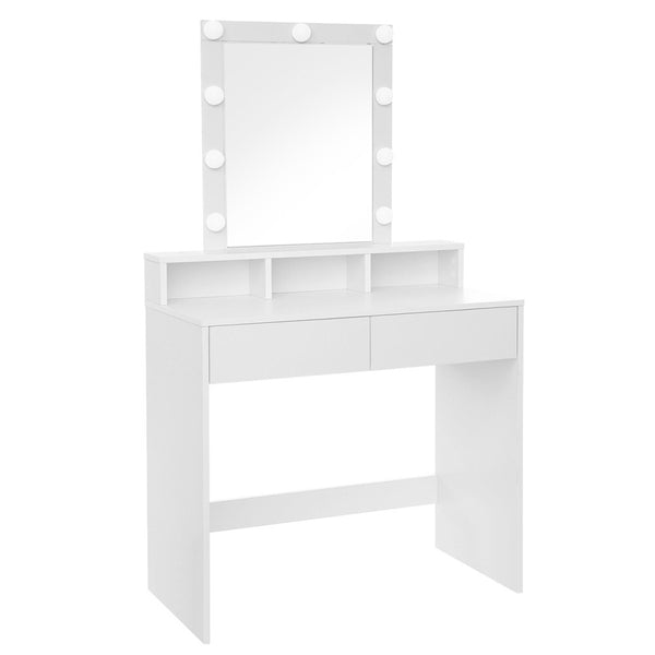 Levně Toaletní stolek Galera (bílá, 80x145x40 cm)