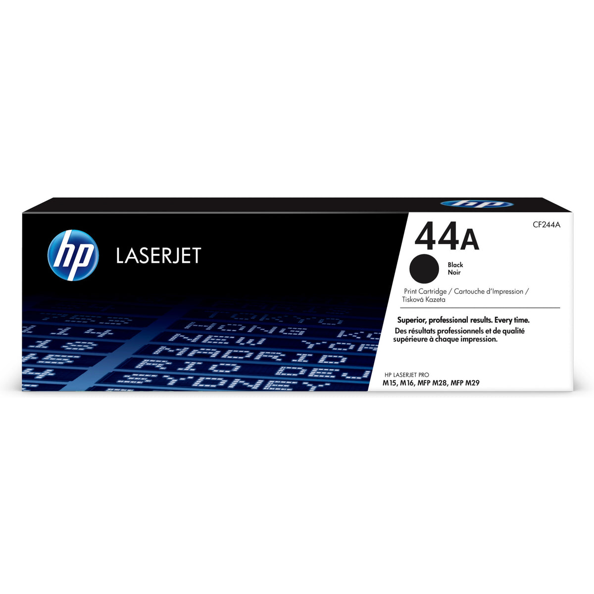Toner HP CF244A, 44A, černá